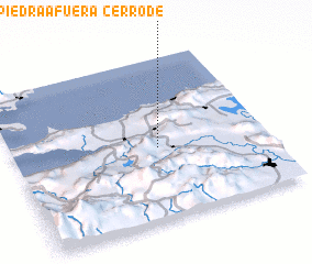 3d view of Cerro de Piedra Afuera